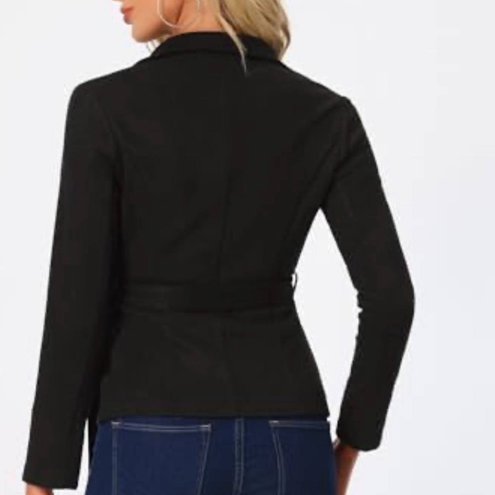 White House Black Market Black size 6 woman Blazer Tailored Fit - Picture 2 of 8